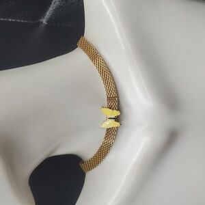 N2909 estate butterfly collar choker necklace